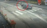 Makabryczny wypadek na przejściu dla pieszych: Rozpędzony golf wjechał w 37-latka w Lubomi ZDJĘCIA + WIDEO