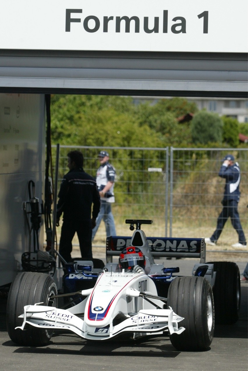 Robert Kubica karierę w Formule 1 zaczynał w teamie BMW...