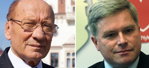 Tadeusz Ferenc, prezydent Rzeszowa (z lewej), i Piotr Przytocki, prezydent Krosna, kolejny raz znaleźli się w czołówce najlepiej ocenianych prezydentów w Polsce.