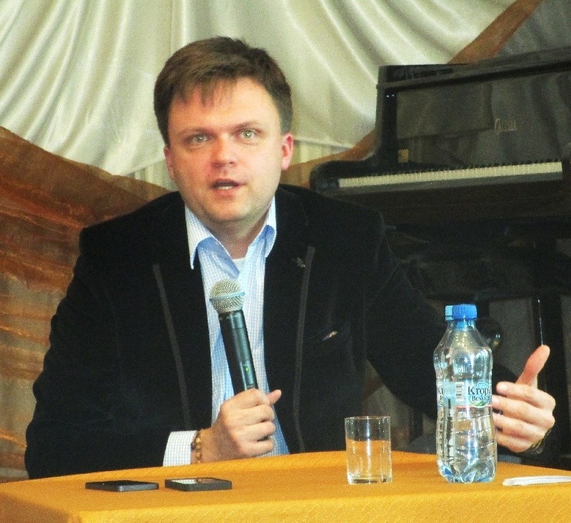 Szymon Hołownia w Staszowie