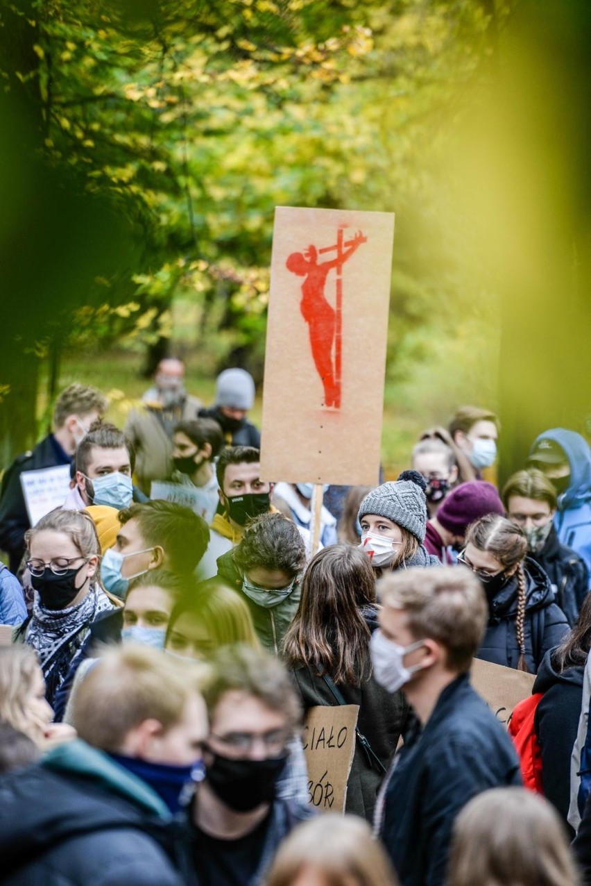 Protesty w Trójmieście - październik 2020
