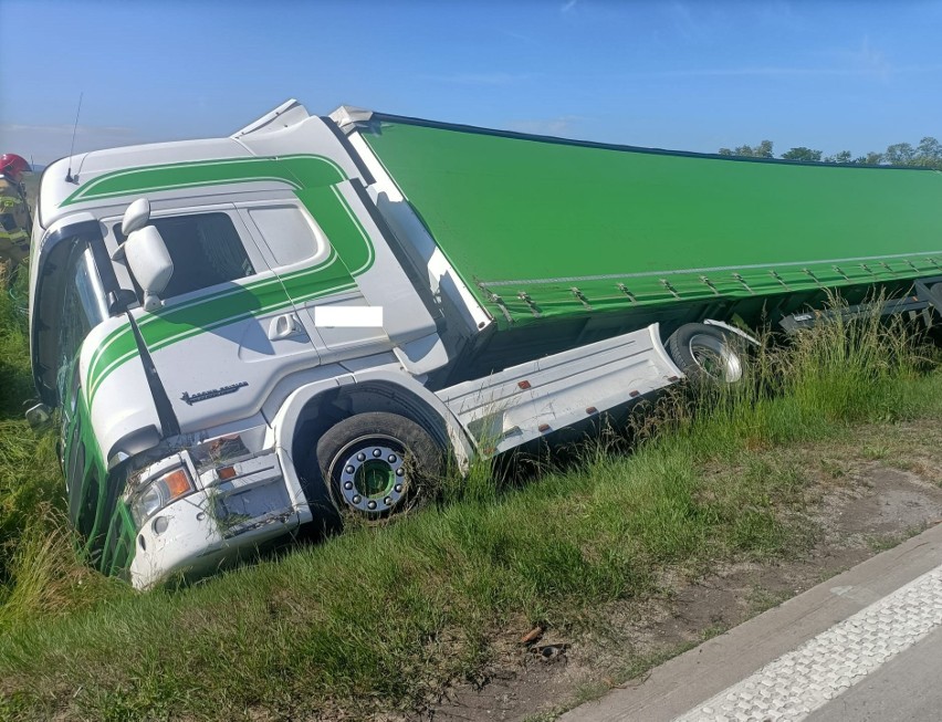 Wypadek na autostradzie A4 31.05.2022