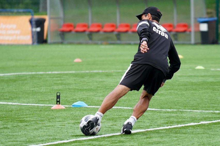 Trening Jagiellonii z rocznika 2005 prowadzonej przez...