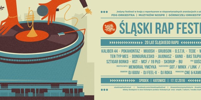 17 grudnia w katowickim Spodku odbędzie się Śląski Rap Festiwal.