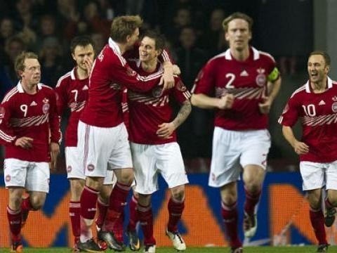 Reprezentacja Danii jeszcze przed otwartymi treningami w Kołobrzegu.