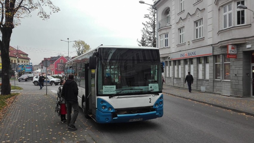 Zepsuty autobus zablokował centrum Ustronia
