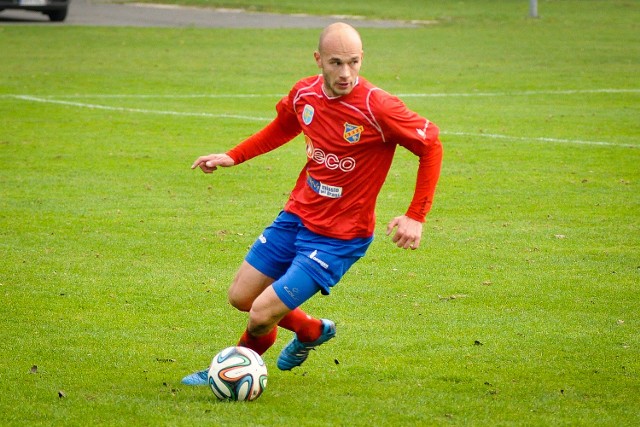 Bartłomiej Gawron zdobył w Czańcu swoją pierwszą bramkę w barwach Odry.
