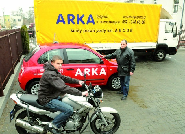 Mała prezentacja pojazdów szkoły "Arka", ale jej możliwości są ogromne