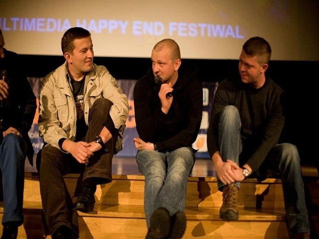 Członkowie grupy "Zwellinder" od lewej: Rafał Paśko, Irek Janion i Jakub Cielewicz.