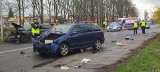 Poważny wypadek na ul. Ozimskiej w Opolu. Cztery osoby trafiły do szpitala