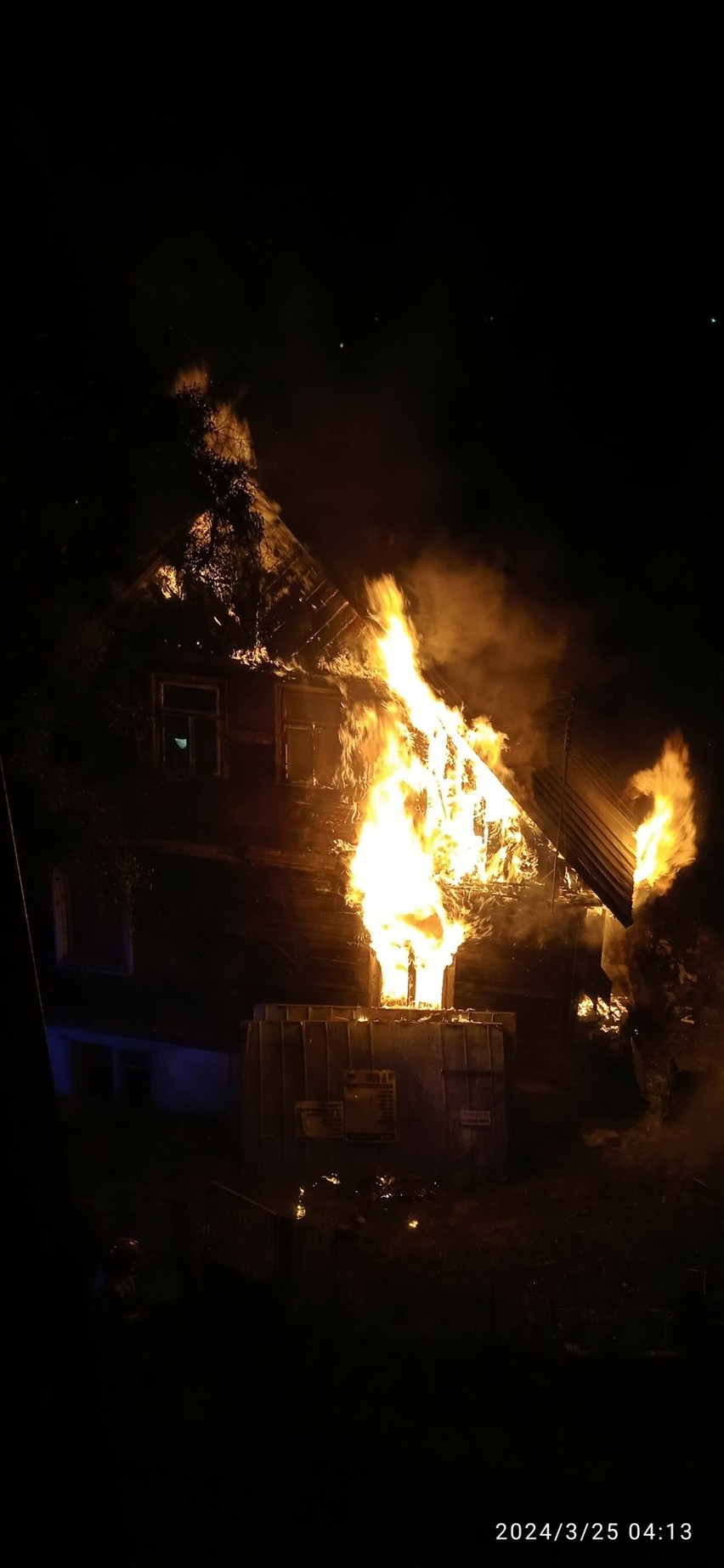 Dwa nocne pożary w Podlaskiem. W Grajewie zginął 41-letni mężczyzna