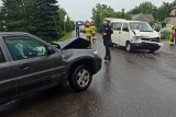 Wypadek pod Tarnowem. Są ranni po zderzeniu dwóch samochodów na drodze z Szynwałdu do Pilzna