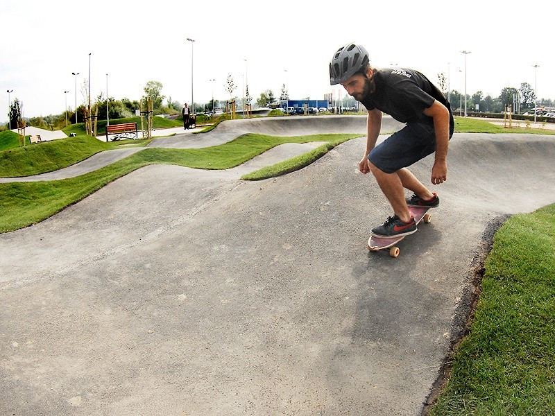 W Nowym Sączu powstał największy pumptrack w UE [ZDJĘCIA]