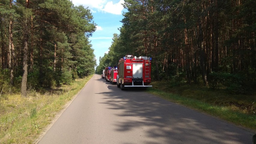 Gmina Zaręby Kościelne. Wypadek na drodze między Nową Złotorią a Daniłowem. Zdjęcia 28.07.2021