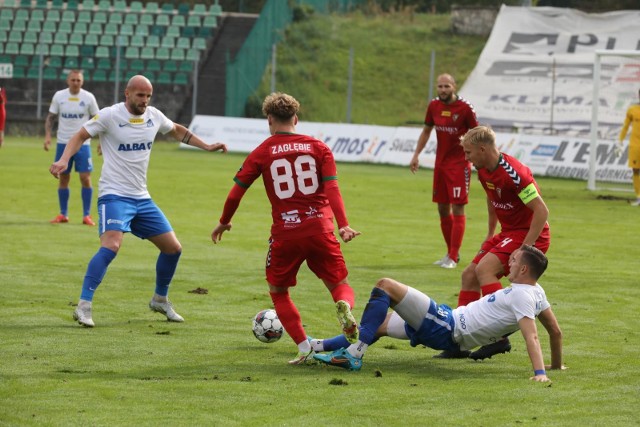 24.09.2022 r. Sparing: Zagłębie Sosnowiec - Ruch Chorzów.  Zobacz kolejne zdjęcia. Przesuwaj zdjęcia w prawo - naciśnij strzałkę lub przycisk NASTĘPNE