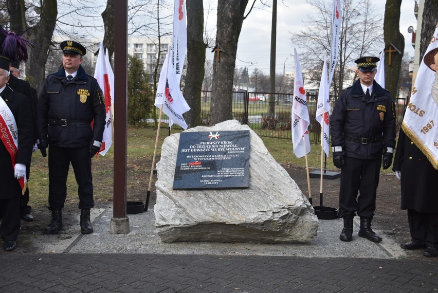 W Zabrzu odsłonięto obelisk upamiętniający internowanych z...