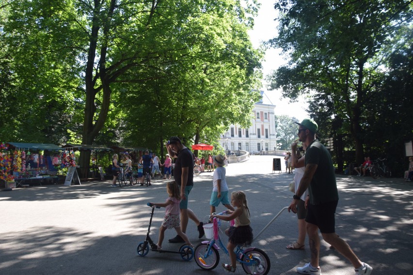 Park pszczyński to idealne miejsce na upalne popołudnie...