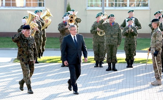 Bronisław Komorowski w Eurokorpusie