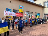 Czasław. Pokojowa manifestacja i mnóstwo wsparcia dla Ukrainy i uchodźców 