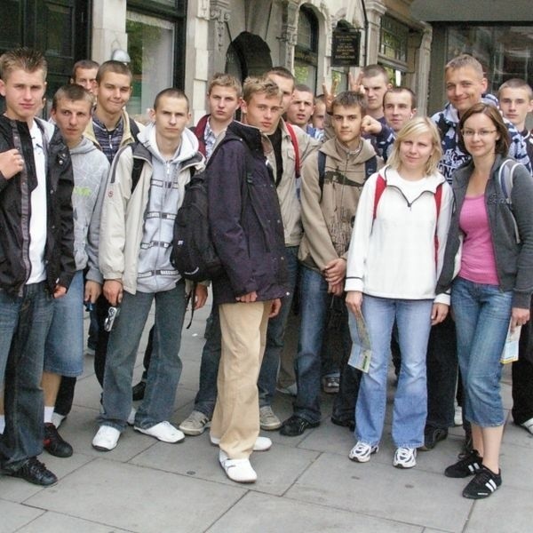 Oprócz codziennych zajęć uczniowie mieli czas na zwiedzanie Londynu.