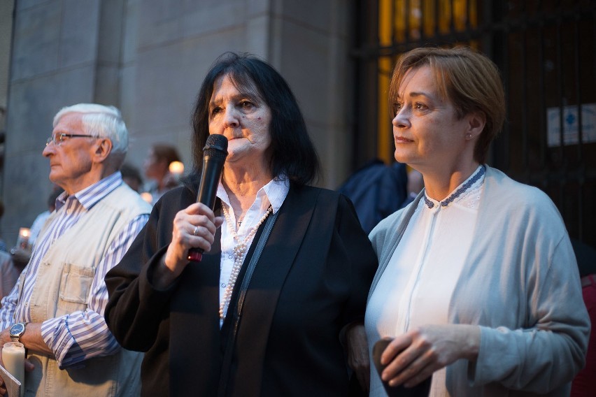 Demonstracja przed słupskim sądem