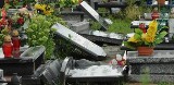 Policjanci w szoku - 170 grobów zdewastowanych na cmentarzu w Bydgoszczy