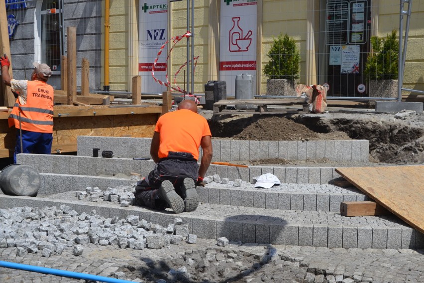 Trwa przebudowa ulicy Długiej w Raciborzu