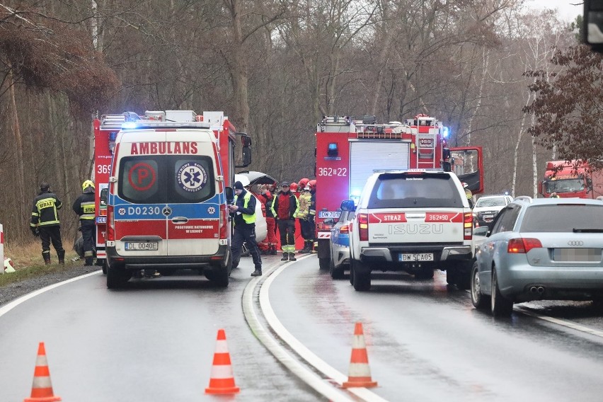 Tragiczny wypadek na drodze Wrocław-Lubin. Zginęła 75-letnia...