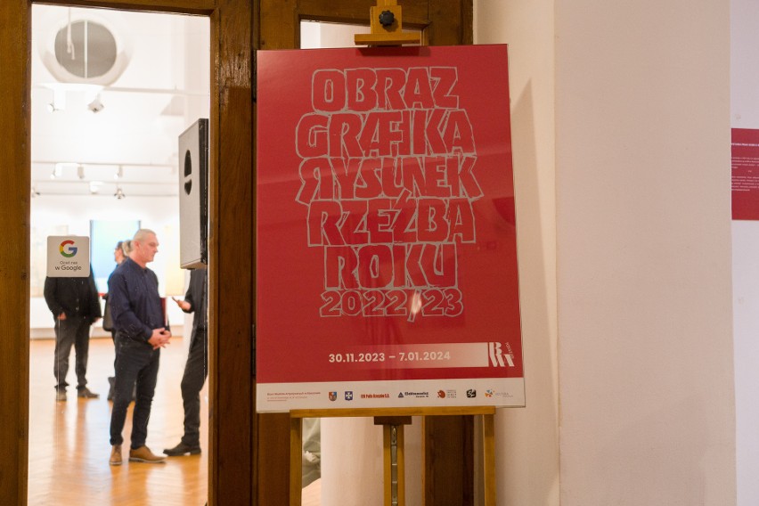 Otwarcie wystawy pokonkursowej "Obraz, Grafika, Rzeźba roku 2022/2023" w rzeszowskim BWA [ZDJĘCIA, WIDEO]