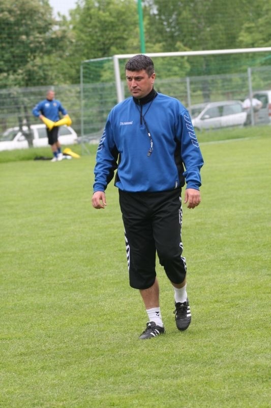 Marcin Gawron w poniedziałek zaczął prace z pierwszą drużyną Korony.