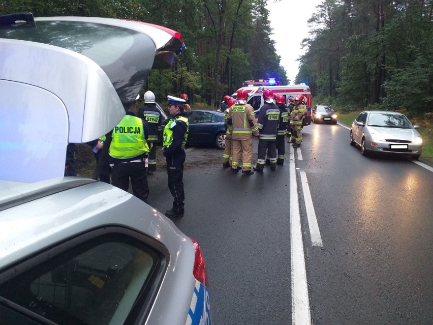 Wypadek na "zakręcie śmierci" w Stalowej Woli przy granicy z Jamnicą. Ranna została jedna osoba (ZDJĘCIA)