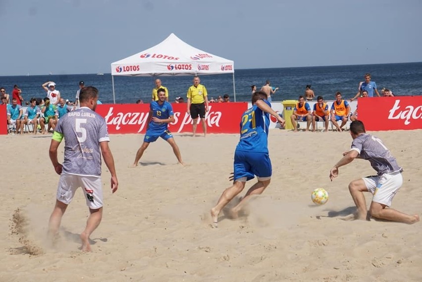 Ekipa KP Rapid Lublin spadła z ekstraklasy beach soccera. Zobacz zdjęcia