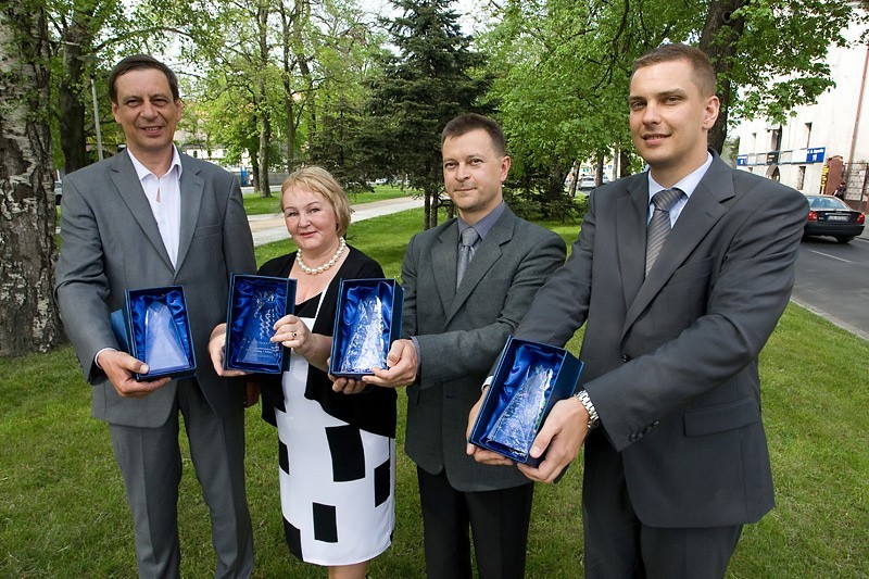 Zwycięzcy plebiscytu Hipokrates 2012 (od lewej) - Krzysztof...