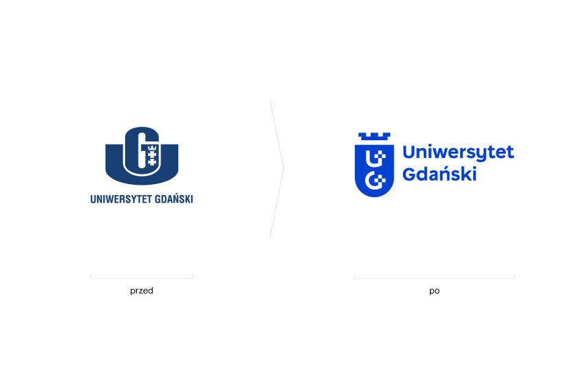 Uniwersytet Gdański ma nowe logo. Ma podkreślać związki uczelni z morzem, poszanowanie tradycji i nowoczesność