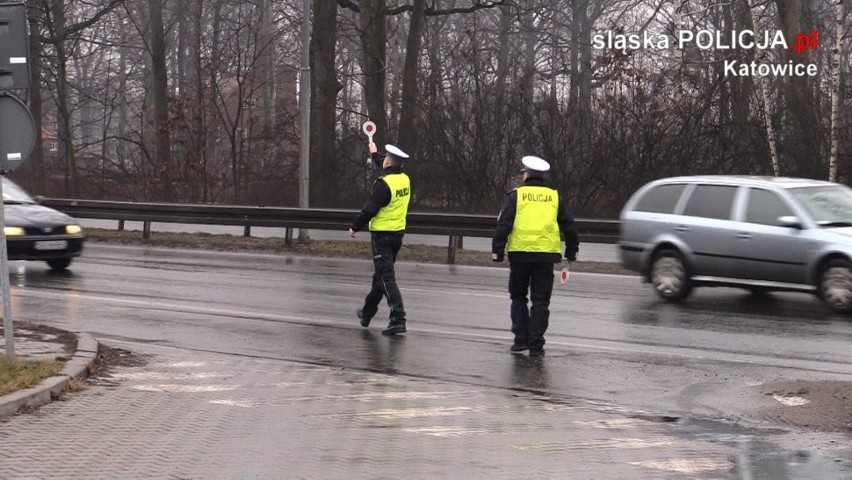 Kontrole katowickiej drogówki