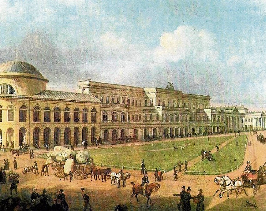 Wincenty Kasprzycki, Widok placu Bankowego z 1833 r.