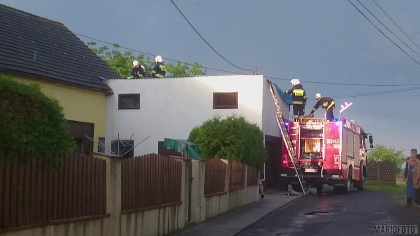 Burze nad Opolszczyzną. 30 interwencji strażaków