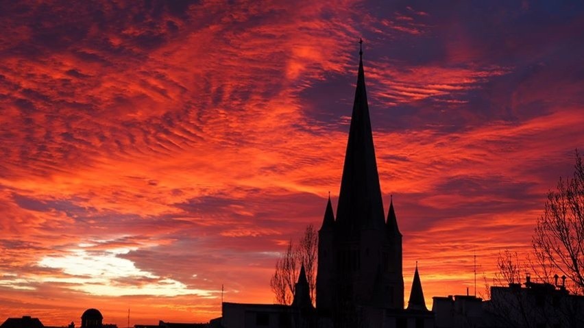 Czarujące niebo nad Wrocławiem [WASZE ZDJĘCIA]