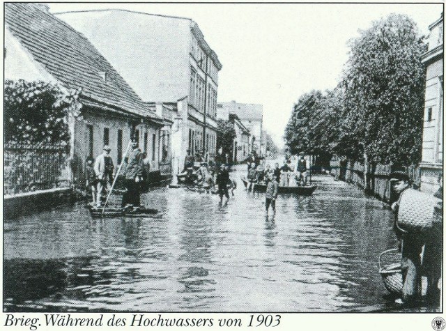 Powódź w 1903 roku w Brzegu
