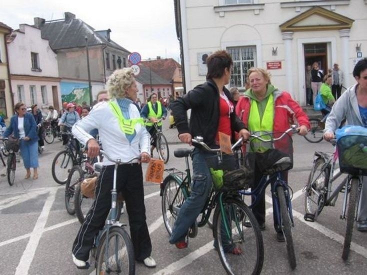 Zlot cyklistów w Nieszawie