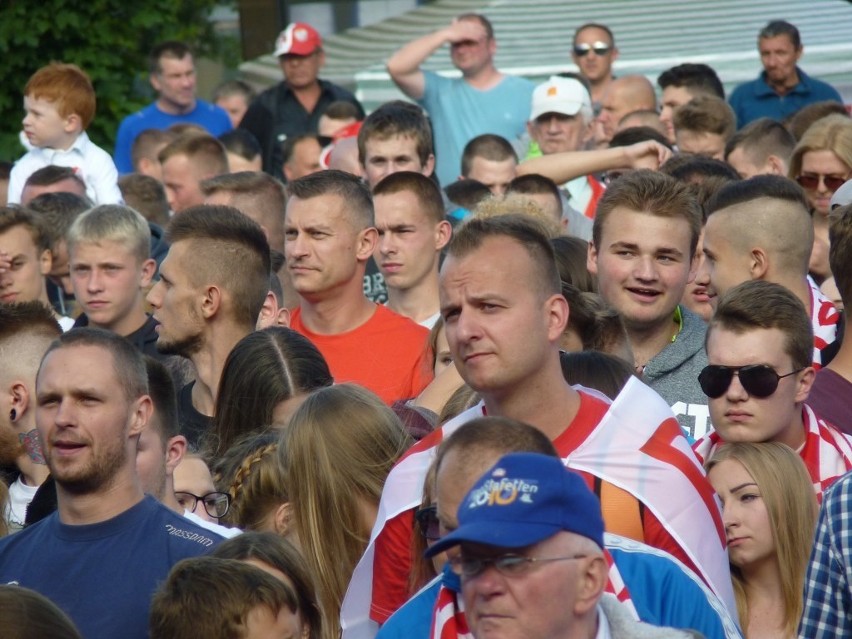 Euro 2016. Strefa kibica w Koszalinie. Mecz Polska - Ukraina