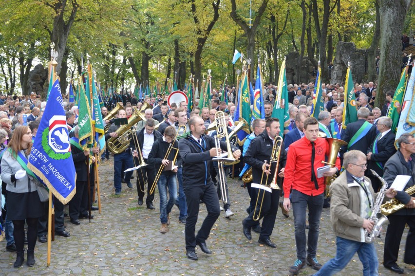 Pielgrzymka hodowców gołębi na Górę św. Anny