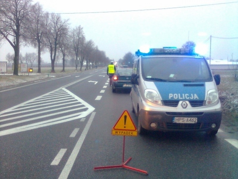 Miejsce poniedziałkowego wypadku w powiecie opatowskim....