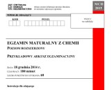 Próbna matura 2014/2015 z CKE - chemia (p. rozszerzony) [ARKUSZE, ODPOWIEDZI]