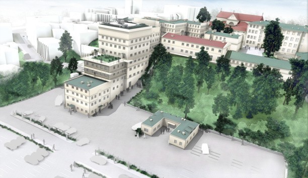 Szpital przy Staszica czeka rozbudowa. Czy to zniszczy dolinę Czechówki? (WIZUALIZACJE)