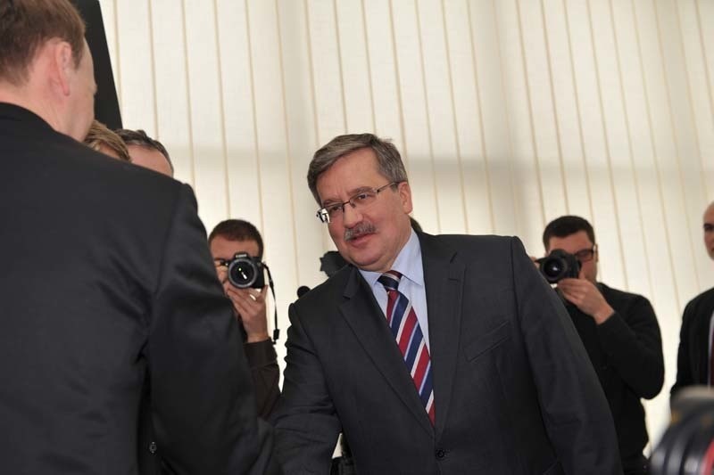 Prezydent Bronislaw Komorowski w KuLnicy...