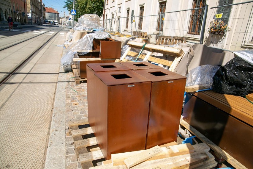 Kraków. Wreszcie kończy się przebudowa ulicy Krakowskiej. We wrześniu rozpoczną się odbiory prac [ZDJĘCIA]