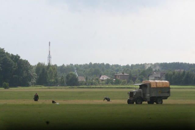 Pojedynek lotników (dogfight) z czasów I wojny światowej i...