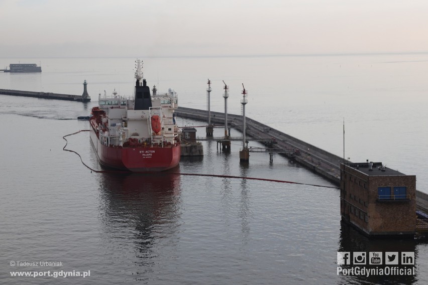 Nowy klient z branży paliwowej w Porcie Gdynia. Przypłynął tankowiec Rystraum 