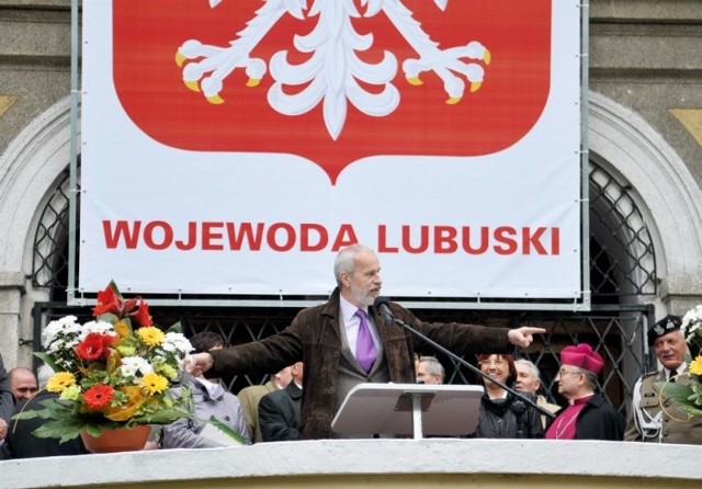 Gospodarzem uroczystości w Lubuskim Muzeum Wojskowym w Drzonowie był oczywiście jego założyciel i dyrektor - dr Włodzimierz Kwaśniewicz